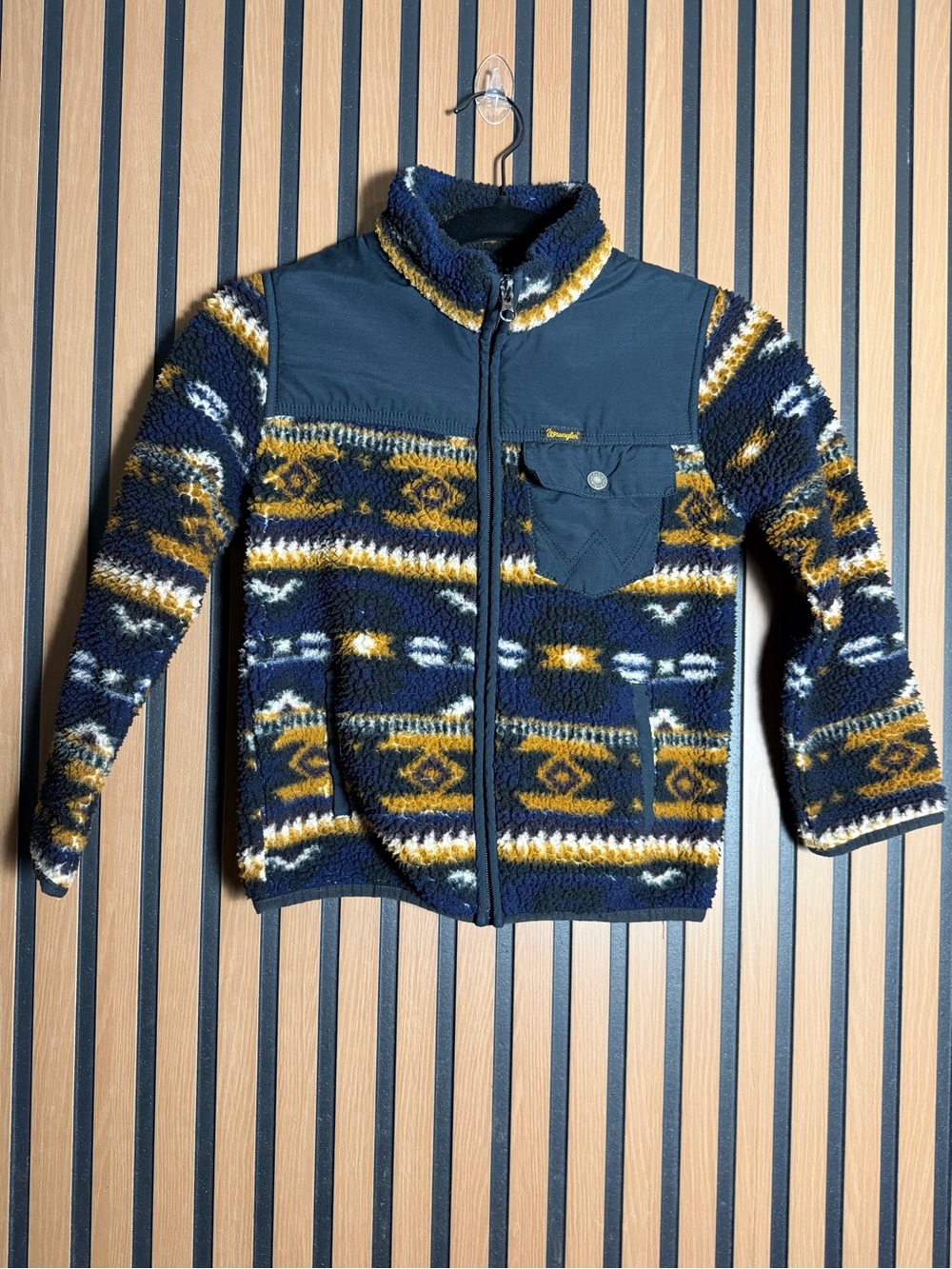 CHAQUETA WRANGLER SHERPA DESERT VIBE PARA NIÑO size 10